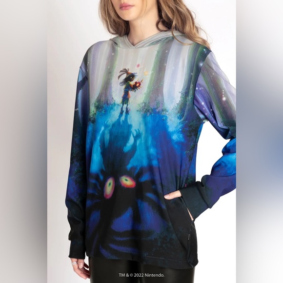 BlackMilk x Legend of Zelda Majora’s Mask Skull Kid Hoodie Sweater - Picture 4 of 6